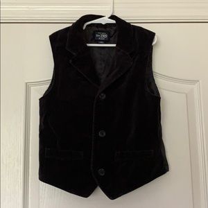 Children’s Place velvet velour dress vest